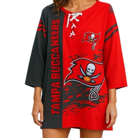 NFL TAMPA BAY BUCCANEERS TEAM DRESS Light Gorpcore POP 2XL Stretch - Picture 9 of 9